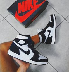 Air Jordan 1 High FlyEase "Panda" Jordan 1 High Panda, Air Jordan 1 Panda, Jordan 1 Panda, Jordan 1 High Outfit, Minion Sneakers, Jordan Wings, Panda Panda, Yeezy Sneakers, Lose Belly Fat Workout