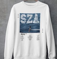 Sza Sweatshirt, Sos Sza, Sza Shirt, Sza Sos, Seek And Destroy, Gone Girl, Clothes Aesthetic, Open Arms, Band Shirts