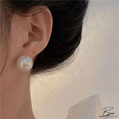 Bjux - Pendientes de perlas de doble cara pendientes diseño sentido pendientes Trendy White Pearl Earrings For Formal Occasions, Trendy White Pearl Earrings, Trendy Pearl Earrings For Pierced Ears, Trendy Silver Pearl Earrings For Wedding, Trendy Pearl Drop Earrings, Trendy Round Pearl Earrings For Gifts, Trendy Pearl Drop Earrings For Formal Occasions, Trendy Formal Pearl Drop Earrings, Trendy Round Pearl Drop Earrings