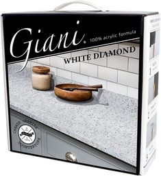 giani white diamond granite counter top kit