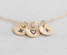 Tiny Initial Necklace, Gold Letter Necklace, Tiny Gold Initial Necklace, Gold Filled Personalized Di Gold Initials Charm Necklace As Gift For Mom, Gold Initials Charm Necklace For Mom, Dainty Gold Initial Necklace As Gift For Mom, Gold Dainty Initial Necklace For Mom, Adjustable Hand Stamped Gold Charm Necklaces, Adjustable Gold Hand Stamped Charm Necklaces, Gold Initial Necklace Hand Stamped For Gift, Gold Hand Stamped Initial Necklace For Gift, Gold Hand Stamped Initial Necklace Gift