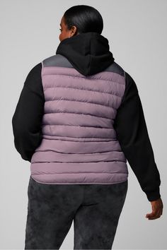 Essential Puffer Vest Fabletics purple female Activewear >> Womens >> Jackets & Outerwear >> Jackets plus Everyday Water-Repellent Purple Athleisure Activewear For Fall, Purple Fall Activewear For Gym, Winter Sports Activewear In Purple, Purple Athleisure Outerwear For Outdoor, Casual Midweight Outerwear For Workout, Casual Purple Nylon Activewear, Purple Sports Outerwear For Fall, Winter Workout Outerwear In Purple, Purple Athleisure Outerwear For Sports