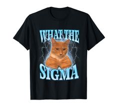 PRICES MAY VARY. ERM, What The Sigma Meme Cat Ironic Brainrot Y2K Shirt. Ironic Meme Quote for sigma man, dad, grandpa, uncle, father, boy, and brother, who are fans of meme funny culture. meowing meme shirt, humor quote, funny saying shirt ERM, What The Sigma Meme Cat Ironic Brainrot Y2K Tshirt. meme Design Its the perfect present idea for father, mother, grandfather, grandmother, aunt, uncle, boys and girls who also love Memes. Lightweight, Classic fit, Double-needle sleeve and bottom hem Sigma Man, Meme Quote, Y2k Tshirt, Meme Cat, Humor Quote, Silly Shirt, Meme Design, Black Graphic Tees, Funny Cat Memes