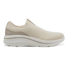 Breathable Mesh Textile + Man Made Material upper, Pull tab on tongue for easy entry,1.7\ sole height, Round toe, Cushioned removable EVA insole, Flexible man-made outsole, Breathable - Orthotic Friendly with Arch Support, Lightweight construction | Women's Easy Spirit Parks Slip On Sneakers in Light Natural Size 5.5 Sporty Slip-on Beige Sneakers, Beige Low-top Walking Shoes With Removable Insole, Sporty Beige Slip-on Sneakers, Beige Slip-on Sneakers For Light Sports, Beige Slip-on Sneakers For Sports, Beige Slip-on Sneakers For Casual Wear, Beige Slip-on Walking Sneakers, Beige Slip-on Sneakers For Walking, Beige Low-top Slip-on Sneakers With Removable Insole