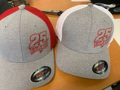 In stock. Going soon. 6 Embroidered Flexfit Baseball Caps | Business Headwear | Custom Embroidery | Fast Free Shipping | 100% Satisfaction | Unisex | SM/MD | L/XL only at $134.95.. #EmbroideredHats #PersonalizedCaps #BaseballCap #EmbroideryDesigns #EmbroideredLogo #EmbroideryHat #CapsForMen #CustomEmbroidery #CapEmbroidery #BaseballCapEmbroid Unique Beanies, Trendy Caps, Branded Caps, Custom Caps, Hat Embroidery, Sports Caps, Embroidered Hats, Promotional Products, Custom Embroidery