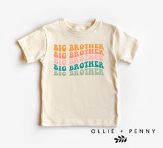 IMPORTANT UPDATE: Shirt colors have changed. We dont offer every color anymore due to changing brands and certain colors being discontinued..please view the color chart to see the current selection of colors being offered. thank you Big Brother Again Shirt, Big Brother Shirt, Promoted to Big Brother, Big Bro Shirt, Big Brother Announcement, Pregnancy Announcement, Big Sister Again Shirt, Big Sister Shirt, Promoted to Big Sister, Big Sis Shirt, Big Sister Announcement, Sibling Shirts, Matching Sh Brother Announcement, Sister Announcement, Wavy Font, Promoted To Big Brother, Announcement Pregnancy, Big Brother Shirt, Lil Sister, Sibling Shirts, Sister Shirt