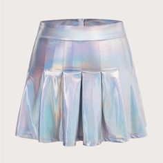 Plus Size Festival Skirt Festival Ready Holographic Zipper Back Pleaded Purchase Same Item From Me On Vinted For A Better Deal And Less Fees Marleelambert Plus Size Festival, Pleated Skirt Plus Size, Festival Skirt, Metallic Pleated Skirt, Smocked Skirt, Pink Pleated Skirt, Bodycon Pencil Skirt, Festival Skirts, High Rise Skirt