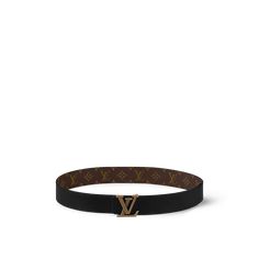 LOUIS VUITTON® - Lv Stitch 40mm Reversible Belt - Monogram Business Bags Men, Louis Vuitton Gifts, Trunk Bag, Spring Sandals, Reversible Belt, Buckle Shoes, Monogram Bag, Fashion Jewelry Earrings, Wallet Chain