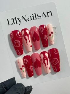 Trendy Nail Art Ideas for Fashion-forward Looks Easy pride nails you can do at home | No professional tools!! Stay ahead of the curve with these trendy nail art ideas! Experiment with bold colors, geometric shapes, and minimalist designs to express your unique style. Get inspired and take your manicure to the next level! https://www.youtube.com/watch?v=YqWk2LM-G1U Almond Press On Nails, Fake Nails Designs, White Nail, Pink Nail, Dream Nails, Fire Nails, Funky Nails, Pretty Acrylic Nails, Valentine's Day Nails