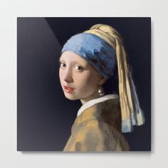 a painting of a girl with a pearl earring