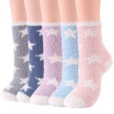 PRICES MAY VARY. Fuzzy Socks for Women: Womens fuzzy socks are made of high quality fabric. Soft, elastic, durable and cozy. Winter slipper socks keep feet warm even on the coldest of days, fluffy socks can help you better enjoy your winter indoor time Womens Slipper Socks: Warm fuzzy socks are elastic and one size fit most women and girls. Fuzzy socks are above the ankle to protect your whole feet from coldness attack. Soft cloud-like fluffy material will keep your feet and toes warm on cold mo Outdoor Socks, Food Candy, Fleece Socks, Fluffy Bedding, Slouch Socks, Fluffy Socks, Comfy Socks, Winter Slippers, Fuzzy Slippers