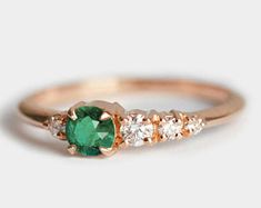 Emerald Diamond Ring, Emerald Cluster Ring, Diamond Cluster Ring, Diamond and Emerald Ring, Emerald Band, Diamond Emerald Ring, Minimalvs Heirloom 14k Rose Gold Wedding Diamond Ring, Classic Rose Gold Emerald Ring For Wedding, Rose Gold Emerald Ring With Brilliant Cut For Wedding, Rose Gold Emerald Ring For Wedding, Rose Gold Brilliant Cut Emerald Wedding Ring, 14k Rose Gold Emerald Ring, 14k Rose Gold Cluster Ring For Wedding, Classic Rose Gold Emerald Ring For Anniversary, Rose Gold Emerald Ring With Diamond