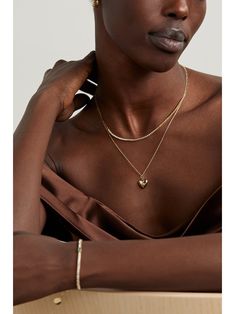 STONE AND STRAND 14-karat gold diamond necklace | NET-A-PORTER Stone And Strand, Gold Diamond Necklace, Strand Necklace, Stone Necklace, Net A Porter, Women Collection, Jewellery And Watches, Locket, Gold Diamond