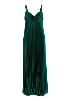 Effortlessly shine at any event in this dramatic maxi dress with flowy pleats suspended from a flattering sweetheart neckline in a shimmering fabric that comes together for a look that's as stylish as you are. | Boston Proper - Deep Emerald Green - Liquid Shine pleated Maxi Dress - 10 Flowy Green Floor-length Maxi Dress, Green Pleated Floor-length Maxi Dress, Green V-neck Lined Maxi Dress, Green V-neck Satin Maxi Dress, Green Liquid, Vibrant Green V-neck Maxi Dress, Deep Emerald Green, Maxi Dresses Fall, Dress 12