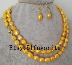 Jewelry: fresh water pearl Size: around 8-9mm Length: 17/20/22/25/29/32/35/48, other length please contact me. photo shows is 29 inch. Color: yellow golden Shipping: I will send out your order in 1-2 business days. Usually will take about 7-25 business days. US Country if order over 10 $ will send E-packet, will reach in about 6-14 days! Good luck! Yellow Pearl Jewelry Gift, Yellow Round Pearl Necklace Gift, Yellow Pearl Necklace Gift, Yellow Round Pearl Necklace As A Gift, Yellow Pearl Necklace As Gift, Yellow Pearl Necklace As A Gift, Yellow Pearl Necklace For Gift, Yellow Pearl Wedding Jewelry, Yellow Pearl Drop Jewelry Gift