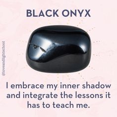 Black Onyx Affirmation, Black Onyx Crystal Meaning, Crystal Correspondences, Crystal Wishlist, Crystal Affirmations, Onyx Meaning, Stone Properties, Cleansing Crystals