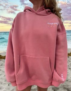 This oversized hoodie brings beach adventure vibes to your wardrobe with its fun surf van graphic and starry accents on the back. The vibrant pink color adds a pop of brightness, making it perfect for chilly beach days or cozy evenings. Crafted for comfort and style, it’s the ideal companion for laid-back, carefree moments. Features: Surf van and star graphic on the back Adjustable hood with drawstring Ribbed cuffs and hem Large front pocket Soft, cozy fabric for all-day comfort Fit: Oversized, Embroidery Beach, Embroidered Vans, Beach Van, Vans Sweatshirt, Hoodie Outfits, Star Hoodie, Luxury Paints, Vans Hoodie, Surf Board