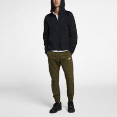 Nike AS Men's Nike Sportswear TCH FLC FZ 928484-010 - KICKS CREW Nike Tech Fleece Men, Hooded Jacket Men, Nike Tech Fleece, Knitted Hood, Nike Tech, Tech Fleece, Mens Hooded, Mens Spring, Sports Jacket