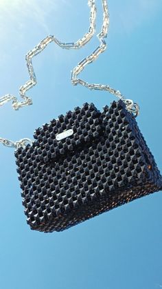 "Handmade bag knitted with crystal beads and fishing line. Crystal black bead bag, LUXURY bead purse, Women Bead bag, Tote black bag , Beaded bag,Crossbody Bead Bag, shoulders bag, Women handbags Easily fits iPhone, phone and small wallet inside. Depth of the product: 7 height: 12 width: 18 Free shipping ! For questions and suggestions, you can contact us by pressing the \"Send message to seller\" button at the end of this page. We will be happy to answer your questions :)" Rectangular Bag With Black Beads As Fashion Accessory, Black Beaded Rectangular Shoulder Bag, Gift Black Beaded Shoulder Bag, Black Beaded Square Shoulder Bag, Black Beaded Shoulder Bag, Black Beaded Shoulder Bag For Everyday Use, Handmade Black Clutch Bag, Handmade Crossbody Shoulder Bag For Evening, Rectangular Black Beaded Bag For Gift