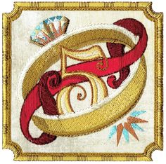 Five Golden Rings | Christmas Machine Embroidery Design Four Calling Birds, Five Golden Rings, Golden Rings, Christmas Embroidery Designs, Miniature Quilts, Twelve Days Of Christmas, Golden Ring, Machine Embroidery Applique, Christmas Embroidery