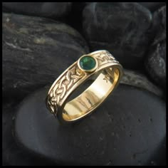 Josephine's Knot, or the Lover's Knot Ring with Gemstones. Handcrafted Celtic Knot Rings in 14K Yellow, Rose and White Gold. Inspired by Irish & Scottish Heritage. Daylight Rings, Celtic Knot Rings, Gold Celtic Rings, Spending Log, Knot Rings, Jewelry Sketches, Marauders Dr, Dnd Campaign, Dream Rings