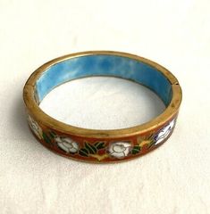 Vintage Old Chinese Colbalt Blue Brown Flower Cloisonne Bangle Bracelet Ethnic | eBay Blue Bracelets For Festivals, Bohemian Blue Bracelet For Festivals, Blue Bohemian Bracelets For Festivals, Bohemian Blue Bracelets For Festivals, Traditional Flower Shaped Bracelets, Blue Bohemian Flower Bracelets, Bohemian Blue Flower Bracelets, Traditional Blue Bangle For Festivals, Traditional Blue Flower Jewelry