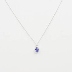 ◈ Diamond Fine Jewelry ◈ ♥ This stunning necklace features 8x6 mm AAA Natural Oval Tanzanite and 0.16 round cut diamond. This high quality diamond can be beautifully set in a solid 14k white gold. This Necklace is perfect for everyday use and can be a lovely gift for any occasion! ♥ Tanzanite is a gemstone that fulfills the traits of beauty, durability, and rarity. The gemstone is also believed to help recover from any severe illness and severe amounts of stress. ◈ Item Details ◈ --- Handmade in Classic Tanzanite Necklace With Brilliant Cut, Oval Tanzanite Jewelry With Gemstone Accents, Oval Sapphire Necklace With Brilliant Cut, Elegant Oval Tanzanite Gemstones, White Gold Tanzanite Necklace For Formal Occasions, Formal White Gold Tanzanite Necklace, Oval Tanzanite Gemstones In Yellow Gold, Tanzanite Pendant Necklace With Brilliant Cut, White Gold Tanzanite Pendant Necklace