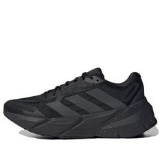 adidas Adistar 'Black Grey' GY1687 (SNKR/Cozy/Wear-resistant) Cozy Wear, Fashion Performance, Stylish Sneakers, Black Grey, Perfect Pair, Your Perfect, Black And Grey, Adidas, Sneakers