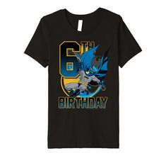 PRICES MAY VARY. Officially Licensed DC Comics Apparel 20WBBM00028A-001 This premium t-shirt is made of lightweight fine jersey fabric Fit: Men’s fit runs small, size up for a looser fit. Women’s fit is true to size, order usual size. Fit Men, 6th Birthday, 3rd Birthday, Jersey Fabric, Branded T Shirts, Dc Comics, Top Styles, Fashion Branding, Batman