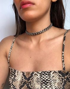 "Chunky Curb Chain Necklace ✨Stainless Steel ⛓ Gunmetal Silver ⛓ Non-tarnish, hypoallergenic Details: ★ CHOKER (pictured) 13\" + 3\" extension chain so you can adjust to your preference⚡️Choker always comes w/ extension ★ Also pictured above is 18\" + 2\" extension ★All components of necklace are stainless steel ★ About 10mm thick (about 3/8\") ★ Will not change color ★ Affordable//Quality ✷ Enjoy 20% 0FF your order when you sign up to become a VIP ✷ https://www.subscribepage.com/SpacemanNewslet Trendy Silver Chain Choker For Party, Trendy Link Choker For Party, Trendy Curb Chain Jewelry For Parties, Trendy Link Chain Necklace For Party, Trendy Chain Necklace, Trendy Party Jewelry With Curb Chain, Trendy Black Link Chain Necklace, Trendy Metal Choker With Silver Chain, Edgy Chain Link Necklace For Parties