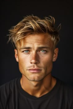 Low Fade Haircut Men's, Undercut Hairstyle, Undercut Men, Trendy Mens Haircuts, Mens Hair Colour, Men's Haircuts, Dirty Blonde Hair