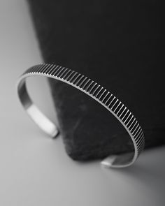 Minimalistic Bracelet for man for daily use and for special ocasion . Our bracelet is made from Silver 925 and we Oxidized to be more unique . - Material : Silver 925 - Color: Oxidized - Weight : 19.80 gr 0.70 oz - Length : 7.00 cm 2.75 inc - Width : 0.80 cm 0.31 inc You can adjust the length of the bracelet so it can fit at your rist .  For more information we are here to help you . If you want to have a look at our new desings follow us @tassosjewellery.formen and @tassosjewellery Silver Jewelry Bracelets For Men, Modern Adjustable Sterling Silver Jubilee Bracelet, Men Silver Bracelet, Silver Bracelets For Men, Minimalistic Bracelet, Mop Jewelry, Guy Jewelry, Oxidized Silver Bracelet, Bracelet For Man