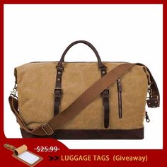 PROMOTION Wholesale & personalization acceptable: contact us for pricing FEATURES Durable Men's Duffle: made of durable & waterproof & wear-resistant waxed canvas. Large Weekender Bag: 60L Capacity for carrying camping, traveling or school necessities, 2-5 days trip. Under seat bag: Fits nicely in the overhead bin or under the flight airplane seat. 3-Ways Carry-on Bag: Comes with detachable and adjustable shoulder strap which easily switch your overnight bag to hand carry/shoulder/crossbody wear Brown Large Capacity Travel Bag For Outdoor, Brown Travel Bag With Pockets For Outdoor, Brown Large Capacity Travel Bag For Outdoor Activities, Large Capacity Brown Travel Bag For Outdoor Activities, Large Capacity Waxed Canvas Bag For Adventure, Adventure Waxed Canvas Large Capacity Bag, Large Capacity Waxed Canvas Adventure Bag, Khaki Canvas Travel Bag, Brown Travel Bag For Outdoor Activities