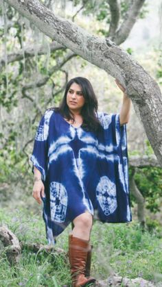 Navy Blue Shibori Plus Tunic//Indigo Shibori Plus Size Dress// Plus Size Tie Dye Dress// Plus Size T Bohemian Poncho With Kimono Sleeves For Summer, Blue Tunic With Kimono Sleeves For Summer, Oversized Blue Beach Tunic, Oversized Blue Tunic For Beach, Oversized Blue Tunic For The Beach, Casual Summer Poncho For Festivals, Blue Oversized Summer Dress, Oversized Blue Summer Dress, Summer Dress With Batik Print And Kimono Sleeves