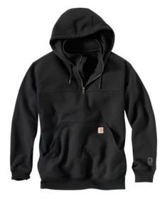 Carhartt Pullover, Carhartt Logo, Carhartt Hoodie, Quarter Zip Hoodie, Men Carhartt, Quarter Zip Sweatshirt, Carhartt Mens, Hooded Pullover, Zip Sweatshirt