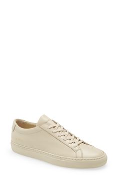 Common Projects Original Achilles Sneaker (Women) | Nordstrom The Factory, Common Projects, Diy Kits Gift, Classic Sneakers, Foil Stamping, Nordstrom Store, Anniversary Sale, Low Key, Up Styles