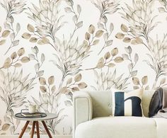 Bedroom Wallpaper Wallpapers Dining Room, Wallpaper Feature Wall Kitchen, Farmhouse Powder Room Wallpaper, Small Bathroom Ideas Peel And Stick Wallpaper, Modern Farmhouse Wallpaper Living Room, Farmhouse Style Wallpaper, Farmhouse Wallpaper Living Room, Small Office Wallpaper, Farmhouse Wallpaper Accent Wall