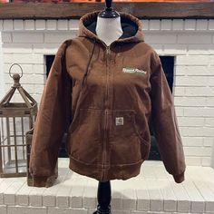 Carhartt Women's Wj130 Washed Duck Active Jac Jacket Size: Medium Pre-Owned; Almost Vintage! Dated 2007, So Normal Wear Is To Be Expected. Embroidered Front Chest And Back. - World Barrel Racing Productions At Front Chest - Barrelnanza Champion '07 On Back. One Of A Kind! Carhartt Jackets, Carhartt Womens, Carhartt Women, Barrel Racing, Barrel, Jackets For Women, Jackets & Coats, Size Medium, How To Wear