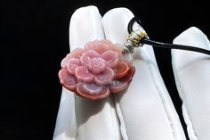 Pendant Size: 26*24*8mm Weight: 6g Polishing: satin Colors: pink and red Origin: Sichuan China Natural pink Yanyuan agate with dense and oily texture. Hand carved lotus flower with exquisite details. The color is un-dyed. Gemstone is created by nature, it is not as perfect as lab created gemstones. Yanyuan is a small town in Sichuan China, not far from Tibet. The name literally means "salt source", which indicates the mining tradition of the town. Yanyuan agate is famous for its rich colors and Handmade Rose Red Flower Jewelry, Elegant Pink Jade Jewelry, Pink Agate Pendant Jewelry, Pink Jade Jewelry Gift, Pink Agate Necklace Gift, Pink Jade Jewelry As A Gift, Pink Jade Jewelry For Gift, Pink Agate Necklace For Gifts, Pink Agate Necklace For Gift