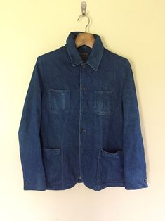 Vintage Berning Sho Denim Chord Jacket Japanese Designer Large Size To Valuable Customers please ask before buying Please Don't Expected It Like New Or In Pristine Condition Measurement : Widht ( Armpit to Armpit ) : 21 inches Lenght ( Shoulder to end of garment ) : 29.5 inches Condition :Good Condition (Please Refer Picture ) Tag :   Bernings Sho Size On Tag : Large SHIPPING - All item will ship from malaysia and will be ship by post Malaysia - All items will be shipped out within 2-4 business Denim Blazer With Pockets And Lapel Collar, Relaxed Fit Medium Wash Outerwear With Patch Pockets, Unstructured Denim Jacket With Button Closure For Spring, Classic Denim Blazer With Pockets, Classic Medium Wash Blazer With Pockets, Utility Style Medium Wash Cotton Outerwear, Medium Wash Casual Outerwear With Lapel Collar, Casual Medium Wash Outerwear With Lapel Collar, Denim Blue Long Sleeve Blazer With Pockets