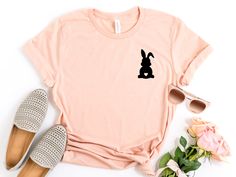 Illustrated Rabbit, Cricut Clothes, Funny Math Shirt, Math Teacher Shirts, Custom Baby Onesies, Farmer Shirt, Reunion Shirts, Rabbit Lover, Children Playing