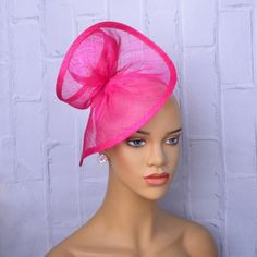 Hello!Welcome to our shop of  365daysCreations product information: Season:All Season Gender:Female Occasion:Party,Wedding,Melbourne cup,Kentucky Derby Material:Sinamay With 1.2cm satin headband at the back Color:fuchsia Cup Hat, Hat Tea Party, Tee Party, Sinamay Fascinator, Hat Wedding, Hat Fascinator, Church Hat, Satin Headband, Tea Party Hats