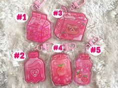 ♥ Cute Pink Drinks Keychains ! ♥ ✨The Keychain is printed double sided  ✨Transparent Acrylic finish ✨Epoxy Protection on both sides ✨Sizes: 2.5"/6.35cm Don't miss any discounts and promotions by following me on Instagram: moonbia.studio♥ Playful Pink Keychain For Personal Use, Fun Pink Keychain For Gifts, Fun Pink Keychain As Gift, Cute Pink Rectangular Keychain, Novelty Pink Keychain For Gift, Cute Pink Keychain For Personalized Gift, Cute Pink Personalized Gift Keychains, Customized Pink Keychains, Customized Pink Keychains As Gifts