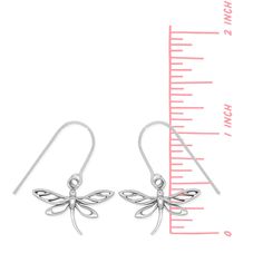 Made with genuine 925 Sterling Silver Nickel-free and lead-free Hypoallergenic and antimicrobial Boma 925 hallmark is located on the inner side of the ear wire Code: EDA 2719 Dimensions: approx. 1/8" depth x 3/4" width x 1" height The dragonfly's significance is deeply rooted in its ability to inspire and uplift, bringing happiness, peace, and inner beauty to the wearer. These earrings are a thoughtful gift for a loved one or a cherished self-purchase, celebrating the only constant in life: chan Elegant Sterling Silver Dragonfly Jewelry, Adjustable Nickel-free White Gold Earrings, Dainty Sterling Silver Dragonfly Jewelry, Elegant Dragonfly Earrings With Ear Wire, Elegant Sterling Silver Dragonfly Earrings, Small Hypoallergenic Sterling Silver Earrings, Sterling Silver Dragonfly Earrings, Silver Sterling Dragonfly Earrings, Nickel-free Sterling Silver Dragonfly Earrings