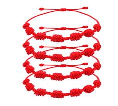 PRICES MAY VARY. 7 Knots string bracelets: Used like an amulet, these bracelets are believed to ward off bad luck and bad annoyances caused by the "evil eye". Provide protection, faith, and good luck. Uses: you will receive 4 pieces Kabbalah red string bracelets , enough quantity for gift to friends and family or one day especial like birthday, Christmas, Valentine's day, wedding, party. Adjustables and unisex: very easy to wear and carry, just slide the rope. The rope bracelet is suitable for a Spiritual Dimensions, Diy Gadgets, Red String Bracelet, Red Rope, Bracelet Knots, Red Bracelets, Knot Bracelet, String Bracelet, Beautiful Bracelet