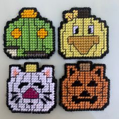 Hand stitched yarn magnets of some of your favorite video game characters!   Would be great as a gift or for your own home on your fridge! Each magnet is hand stitched on plastic canvas.  They have a plastic canvas backing stitched on the back over the magnet.  Magnet strength is normal, good for holding papers or as decorations. Shipping is dependent on demand, so if you need your magnet at a specific time--make sure to order ahead.  I make every magnet by hand and take an average of 1-3 hours Plastic Canvas Coasters, Plastic Canvas Pattern, Plastic Canvas Ornaments, Plastic Canvas Patterns Free, Plastic Canvas Crafts, Game Characters, Extra Mile, Homemade Crafts, Canvas Crafts