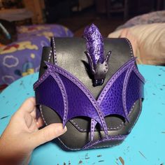 test Black Leather Bag For Personal Use, Handmade Purple Bag, Cute Goth Outfits, Steampunk Couture, Cute Goth, Design Bags, Diy Bags, Glad Rags, Random Ideas