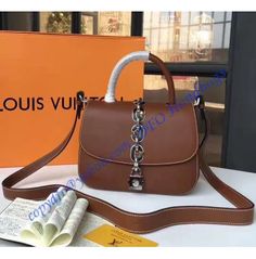 Louis Vuitton Chain It Bag PM Brown Calfskin