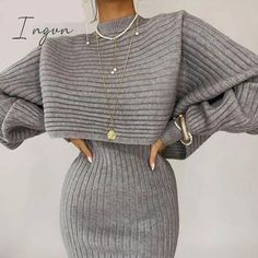 Brand Name: IngvnFabric Type: Cotton LinenStyle: CasualMaterial: CottonMaterial: PolyesterSeason: Spring/AutumnFabric content: 91% (inclusive) - 95% (inclusive)Decoration: SplicedCollar: V-NeckClosure Type: PulloverSleeve Style: RegularMaterial Composition: Synthetic fiberPattern Type: SolidGender: WOMENSilhouette: SheathPant Closure Type: Elastic WaistSleeve Length(cm): FullDresses Length: Mid-CalfAge: Ages 18-35 Years OldRelease Date: Autumn 2022Clothing Patterns: SLIMClothing Length: LongModel Number: Ladies wool skirt suitModel Number: Casual Bodycon Knitted Women Sweater DressSize: One SizeGender: WomenColor: Apricot/Blue/Brown/Pink/Gray/Black/Dark BrownSupport: Wholesale & DropshippingPackage: 1*Women SetsStyle2: Fashion/Casual/StreetwearType: Suits with skirtType: Women's suitType: Long Party Dresses, Dress Autumn, Sweater Dress Women, Women Sweater, Wool Skirt, Party Dress Long, Wool Skirts, Medium Long, Two Piece Sets