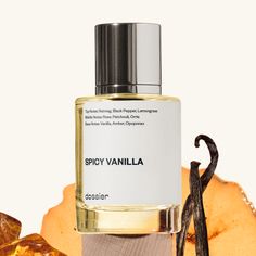 Spicy Vanilla (inspired by Tom Ford's Noir) opens with a burst of hot spices, led by nutmeg and black pepper. The scent keeps heating up with the introduction of vanilla, amber, and opoponax (a resin vegetal that’s smoky and soft, luminous and sensual all at once). Warm and mysterious, Spicy Vanilla (our impression of Tom Ford's Noir) evokes a sense of raw, sensual masculinity. Spicy Vanilla Perfume, Spicy Perfume, Vanilla Smell, Hot Spices, Vanilla Perfume, Perfume Collection Fragrance, Smell Goods, Perfume Scents, Vanilla Fragrance